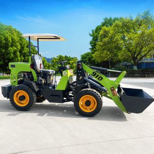 Wholesale Manufacturer Mini Loader 4WD Tractor with Front End Loader and Small Mini Wheel Loader from china suppliers
