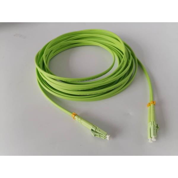 Ceramic Ferrule OM4 LC To LC LSZH Fiber Optical Patch Cord