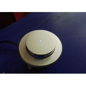 Portable Travel Usb Charging Station Round Push Mounted With 2 X USB Chargers