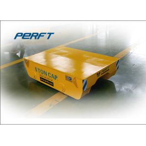 Cable Reel Power Motorized Transfer Trolley , Custom Material Handling Carts