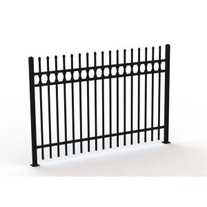 Garrison fence and Flat top fence panel