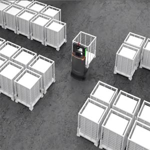 Forklift Mobile Robot High Stability Efficiency Transport Robot Adaptable To