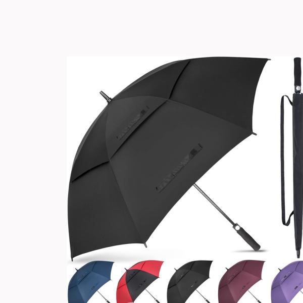 Custom Printing Pattern 8K Golf Umbrella with Larger Windproof and Waterproof Design