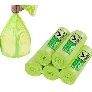 Cornstarch Compostable Shopping Plastic Food Handle T-Shirt Bag, Customized