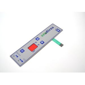 Plastic Embossed Metal Dome Membrane Touch Switch Keypad 175mmx45mm