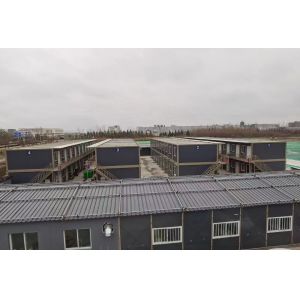 Anti Seismic Portable Site Office Container Flat Pack Cabins 20ft 40ft