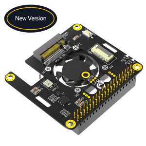 New version 3 in 1 Combo M.2 NVMe to PCIe Adapter with cooler fan and Automatic