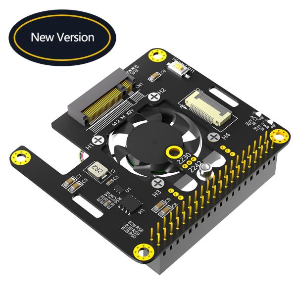 New version 3 in 1 Combo M.2 NVMe to PCIe Adapter with cooler fan and Automatic