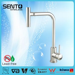 Wholesale SENTO Unique design stainless steel kitchen mixer with single lever from china suppliers