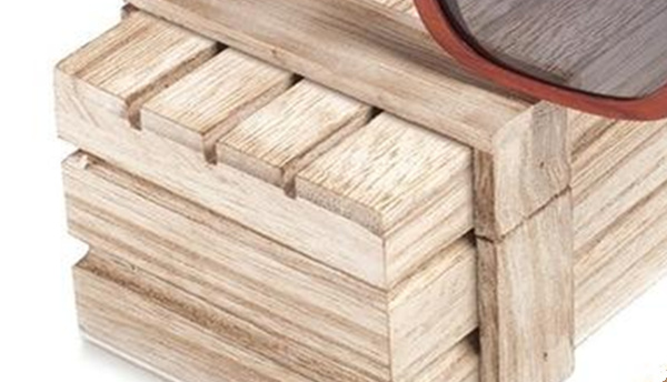 Handmade Wooden Glasses Packaging Boxes , Gift Packaging Pine Wooden Storage Box