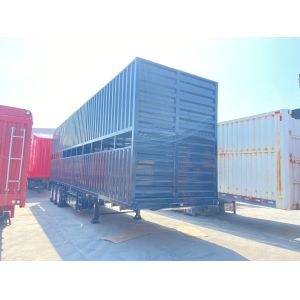 Triangle / Double Star / Double Money 3 Axle Fence Truck Trailers for Livestock