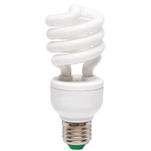 24w Half Spiral CFL 60lm/w Indoor Lamp Energy Saving Lamp Light Engineering