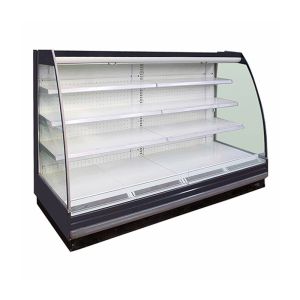 Commercial Supermarket Refrigerated Open Display Cabinet For Fruits