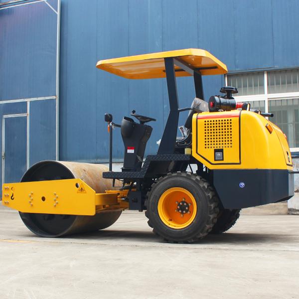 Road Construction Tools 55KN Exciting Force EPA Engine Road Rollers for Compact Areas