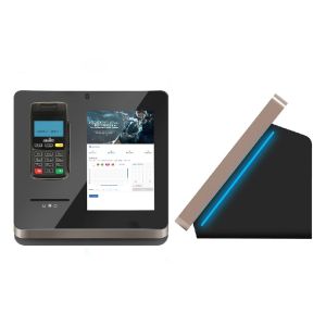 Ticket Dispenser Kiosk , Queue Ticket Machine With Android Touch Screen