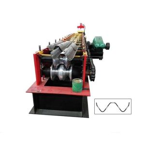 CE Highway Guardrail Roll Forming Machine 10T Leveling Punching