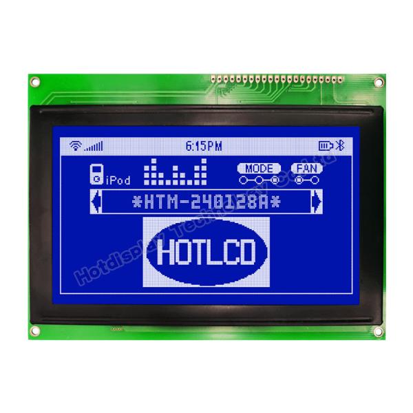 Quality Industrial 240x128 Graphic LCD , T6963C STN LCD Display MCU / 8bit for sale