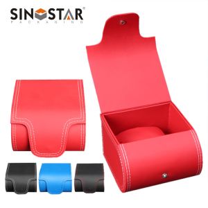Wholesale Leather Watch Box with Beig Velvet Inside Material Package Includes 1 for Men and Women from china suppliers