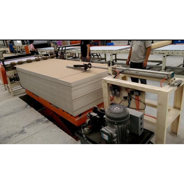 Fully Automatic Pvc Laminated Gypsum Board Lamination Machine For High Speed Lamination Of 5-30 Mm Board