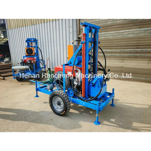 150m Drilling Depth Portable Water Well Drilling Machine With 450mm Borehole Diameter