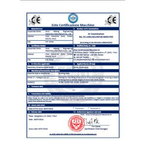 Wuxi Ketong Engineering Machinery Manufacture Co.,Ltd Certifications