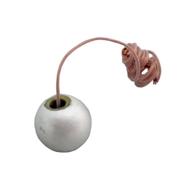 Sphere / Hemishere Piezoelectric Ceramics , Piezoceramic Element Diameter 10