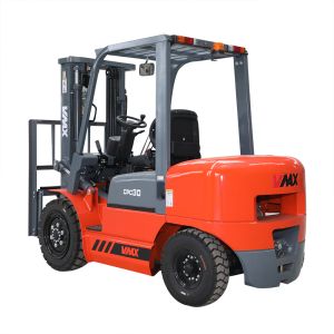 VMAX 4 Tons Four Wheel Drive Forklift 1220mm Fork Length CE Certification