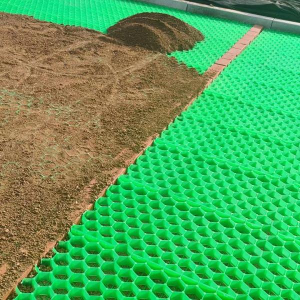 Heavy Duty Lawn Filled Reinforcement Plastic Grass Grid Honeycomb for Parking Lot Grass Protection