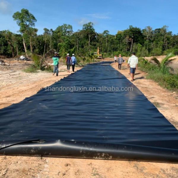 Project Solutions Prefabricated Pond Liner Roughened Geomembrane 1.50mm 2mm