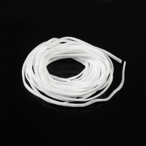 Black White Ear Loop For KN95 Flat Cord Disposable Rope Eco friendly Nylon