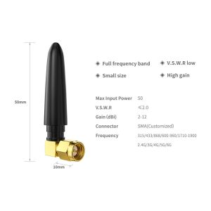 2-3dbi 433Mhz 868Mhz 915Mhz GSM Antenna With RP-SMA Connector for Improved