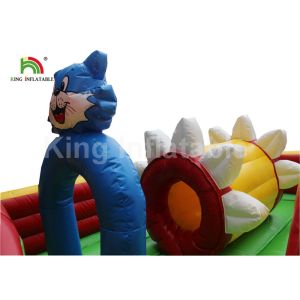Inflatable Animals Zoo Castle Jumping Bounce House For Family Entertainment