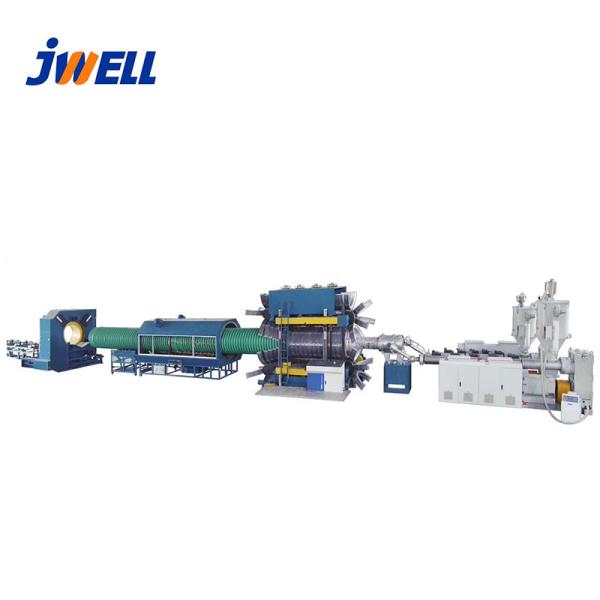 Jwell 200-1200mm Diameters HDPE / PP/ PVC Vertical Type Ribbed Pipe Plastic