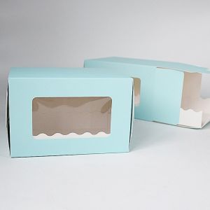 Food Packaging Paperboard Box Eco Friendly Cake Box Bakery Food CMYK/Pantone