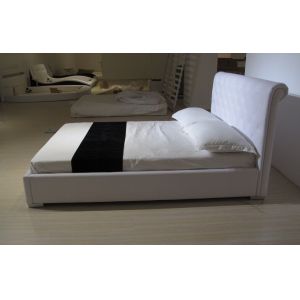 Wholesale cheap price upholstered leather bed with button G002 from china suppliers