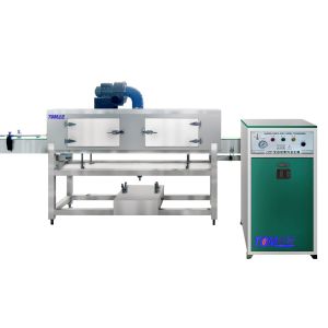 Plastic Glass Bottle Automatic Sleeve Labeling Machine 60-120BPM