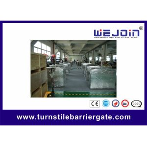 Stainless Steel Full - auto Access Control Flap Barrier Gate With Double Channel