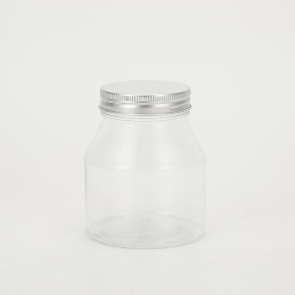 Customizable Transparent Plastic Empty Food Jars 2oz-8oz With Lids