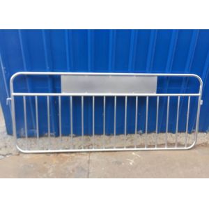 Steel Crowd Control Barriers Ireland Detachable Feet Type With Galvanized