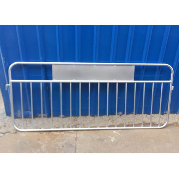 Steel Crowd Control Barriers Ireland Detachable Feet Type With Galvanized