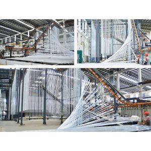 Wholesale CE Certificatioin Customized Voltage Space Configuration Vertical Powder Coating Line Of Aluminium Profiles from china suppliers