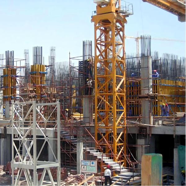H20 Timber Beam formwork system in use