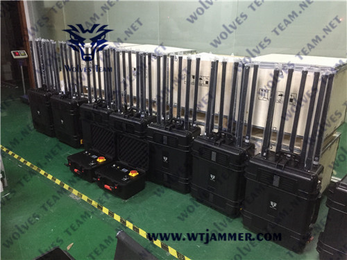 Quality 300W High Power Waterproof OEM Signal Jammer with Omni-Directional Antennas Military Jammer for sale