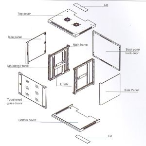 Wholesale TUXIN wall mount cabinet 9u 600*450 Wallmount 19&quot; 9u cabinet used in office in cixi from china suppliers