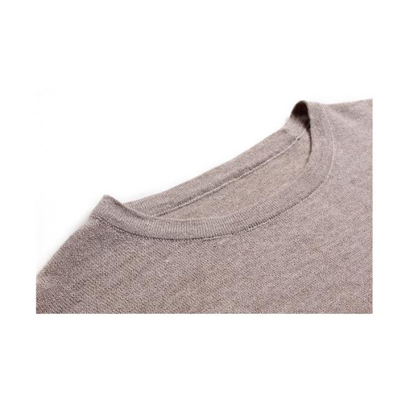 Linen Cotton Womens Knit Pullover Sweater Short Sleeves Front Short Back Long Top