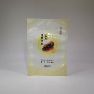 Print Custom Three Side Seal NY Food Grade Packaging Bags For 60g Sea Cucumber