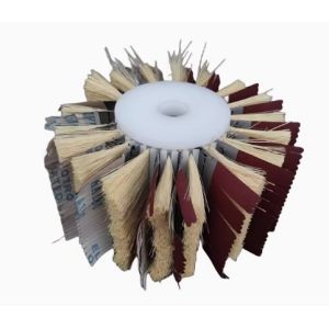 Wholesale Customized Grit 240 Sandpaper And Sisal Cylinder Roller Brush For Polished Wood Board Surface from china suppliers