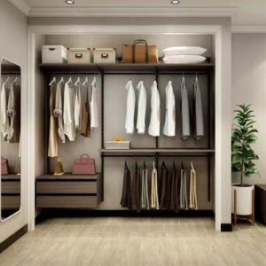 Portable Armoire Wardrobe Closet Cabinet YALIG Custom Open Design for Wood