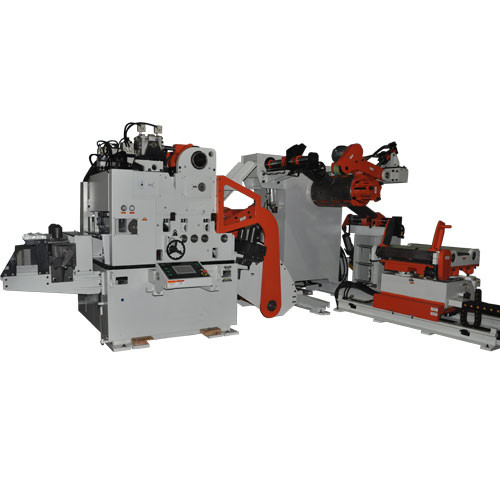 Heavy Duty Material Frame 3 In 1 Feeder For Coil Unwinding , Automatic Feeding