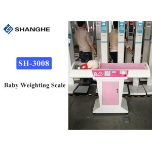 0 - 3 Years Old Small Baby Weight Measurement Machine , Pink Height And Weight